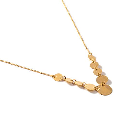 14-karätige Goldmünzen-Halskette für den Großhandel von Cocky Jewellery