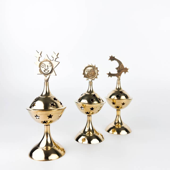 GREENROOTS USA LLC - Wholesale Incense holder - Celestial Burners 6"H (Set Of 3)7