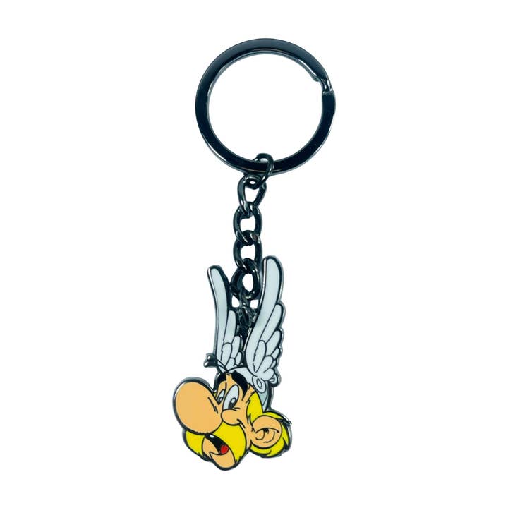 KEYCHAIN © Asterix - The Gaul face - B#19 for wholesale by Astur Pins