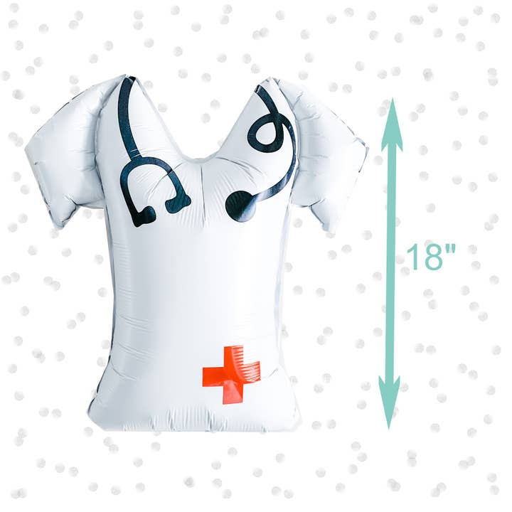 Zoey Christina – wholesale Balloon – Nurse Themed Scrub Top Balloon