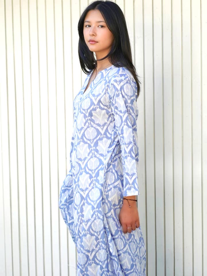 Calypso Addison Dress Lt. Blue for wholesale on Faire3