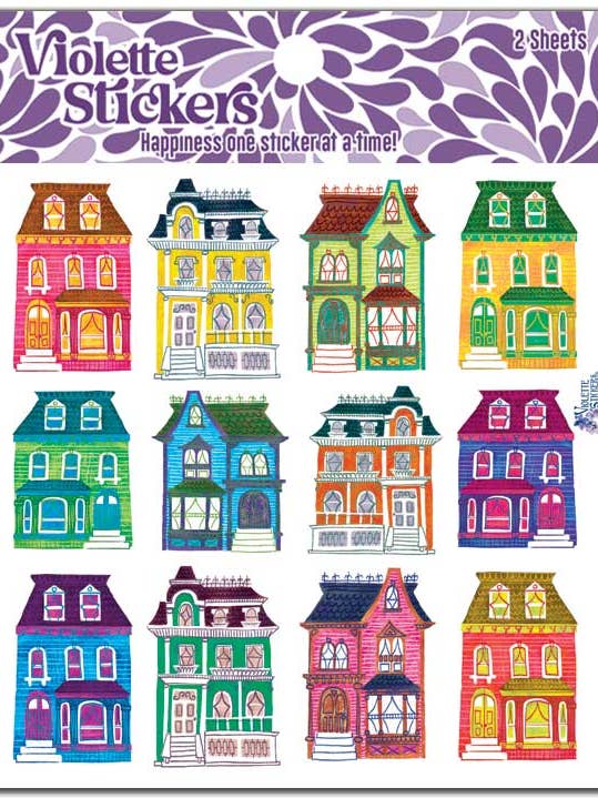Autocollants Maison San Francisco K140 pour la vente par Violette Stickers