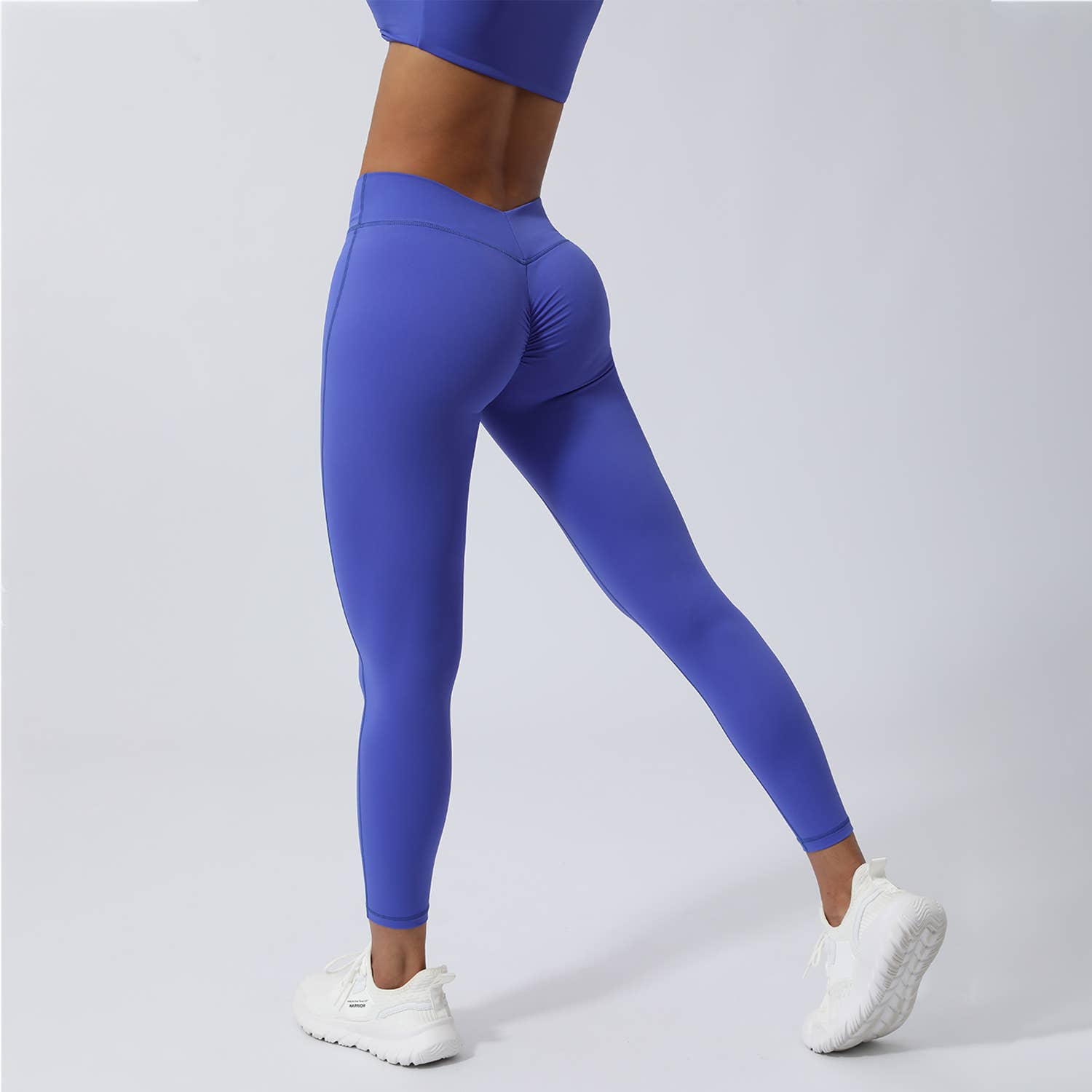 Sodalemon - Wholesale Athletic/Lounge Leggings - Women's - Women Peach Hip V Cross Back Fitness Yoga Leggings15