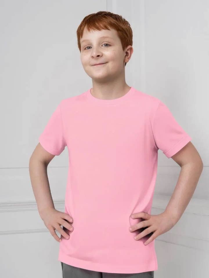 Kids Fidget-T – Short Sleeve-Pink for wholesale by Comfa
