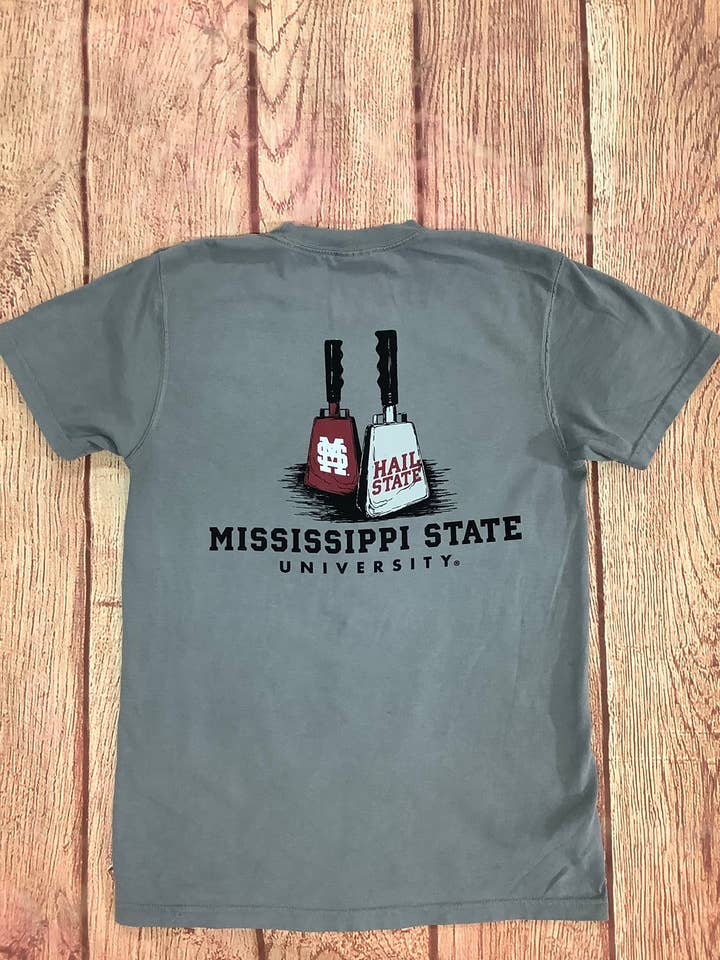 Speckle Bellies Clothing Company - Wholesale Screen Printed T-Shirt - Unisex - MSU Cowbells