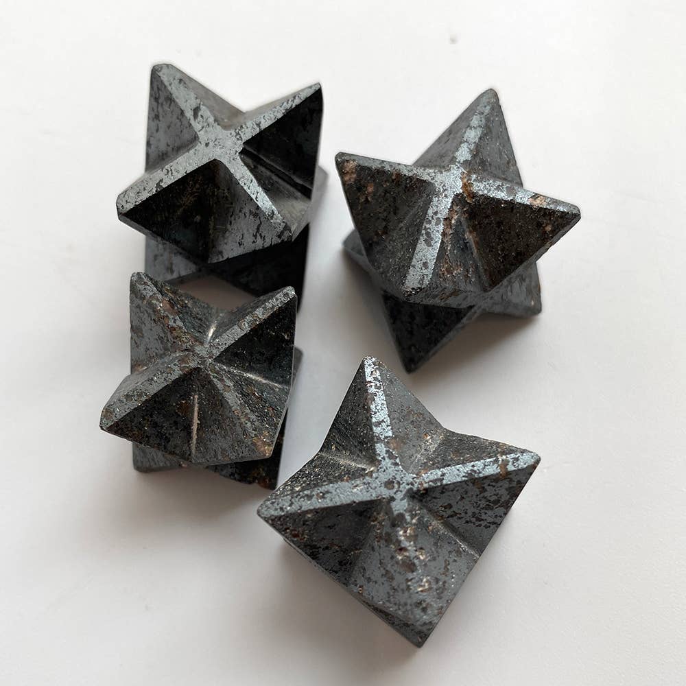 VIE - Vendita all'ingrosso Pietra/cristallo spirituale - Piccola stella Merkaba, 2 cm16