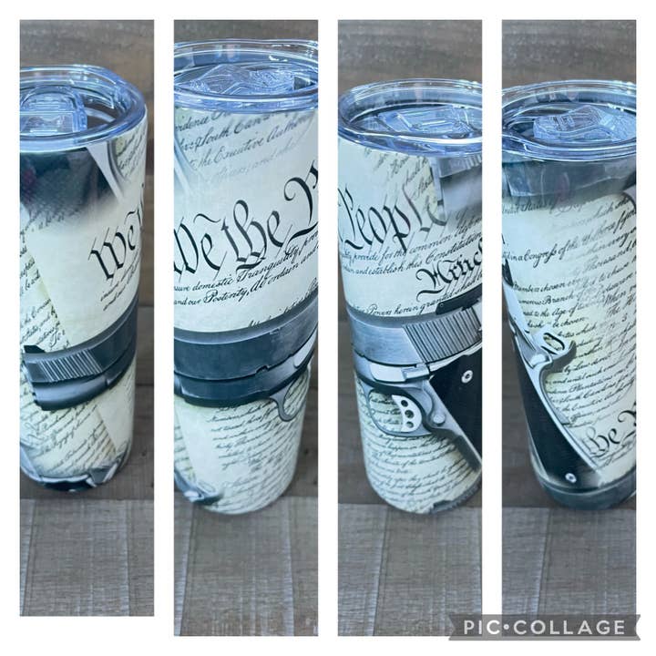 We the people 3 20 oz sublimation tumbler for wholesale by NYOG Side Hustle