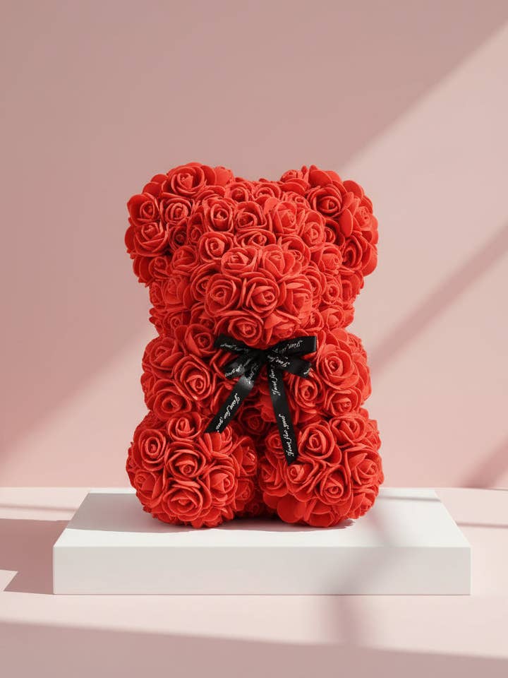 Silk Artificial Flower Teddy Roses With Luxury Gift Box for wholesale by Arya Jewellery Wholesale