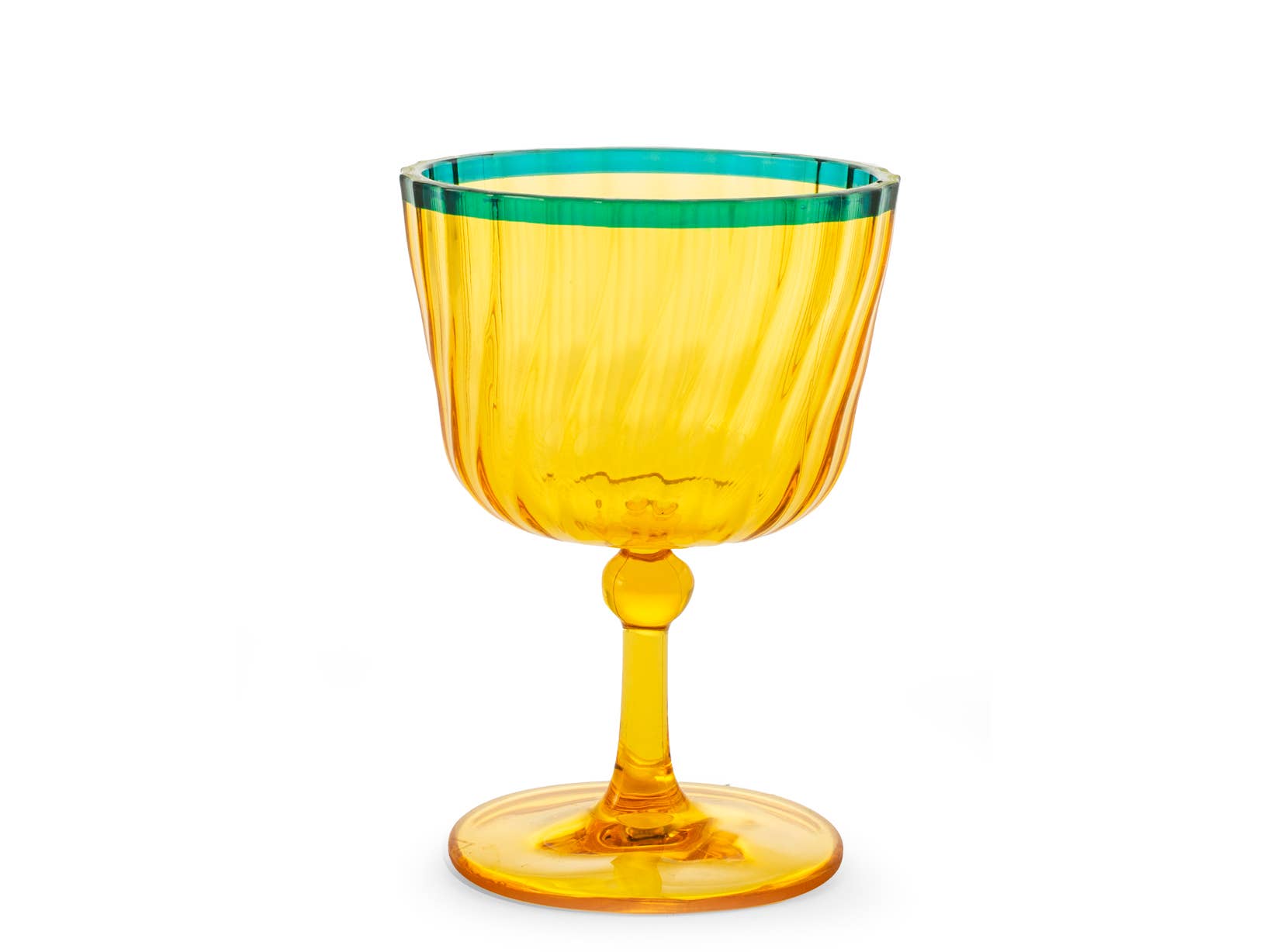 H&H - Wholesale Wine Glass - Set of 12 Acrylic Glasses Assorted Colors 25 cl6