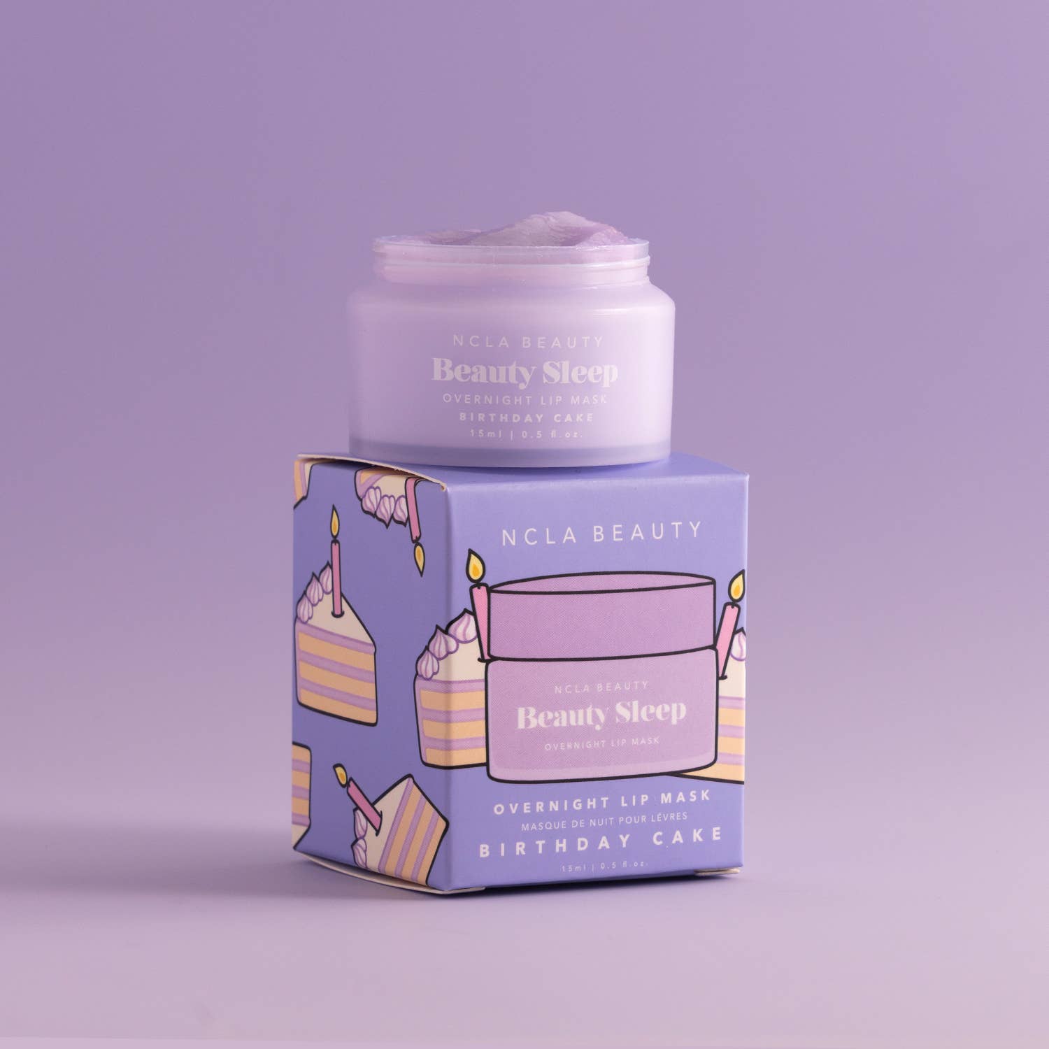 NCLA Beauty - Wholesale Lip Treatment/Mask - Beauty Sleep Overnight Lip Mask - Birthday Cake1