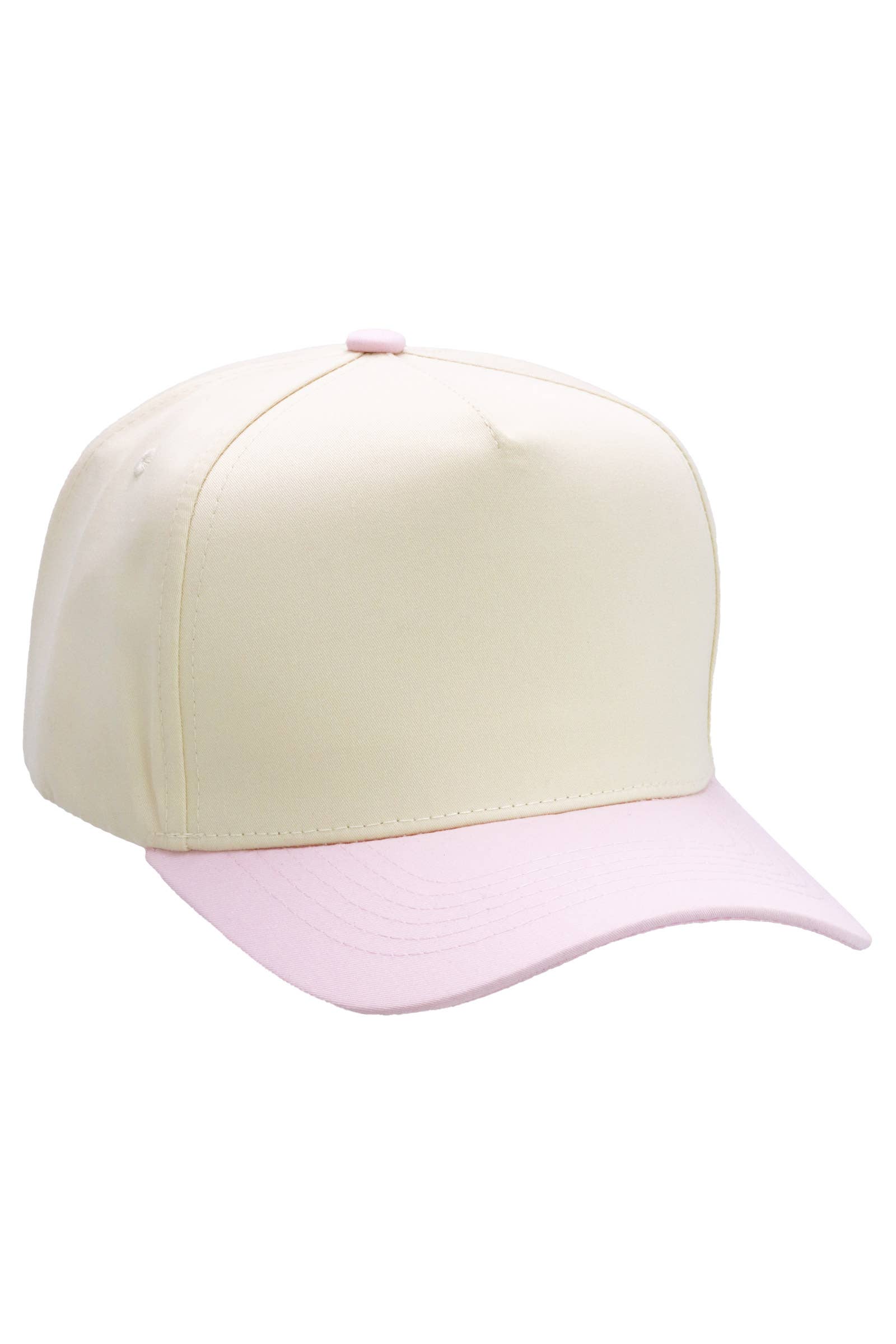 Cap Zone - Wholesale Baseball Cap - Unisex - Two Tone Beige Upper Five Panel Baseball Cap20