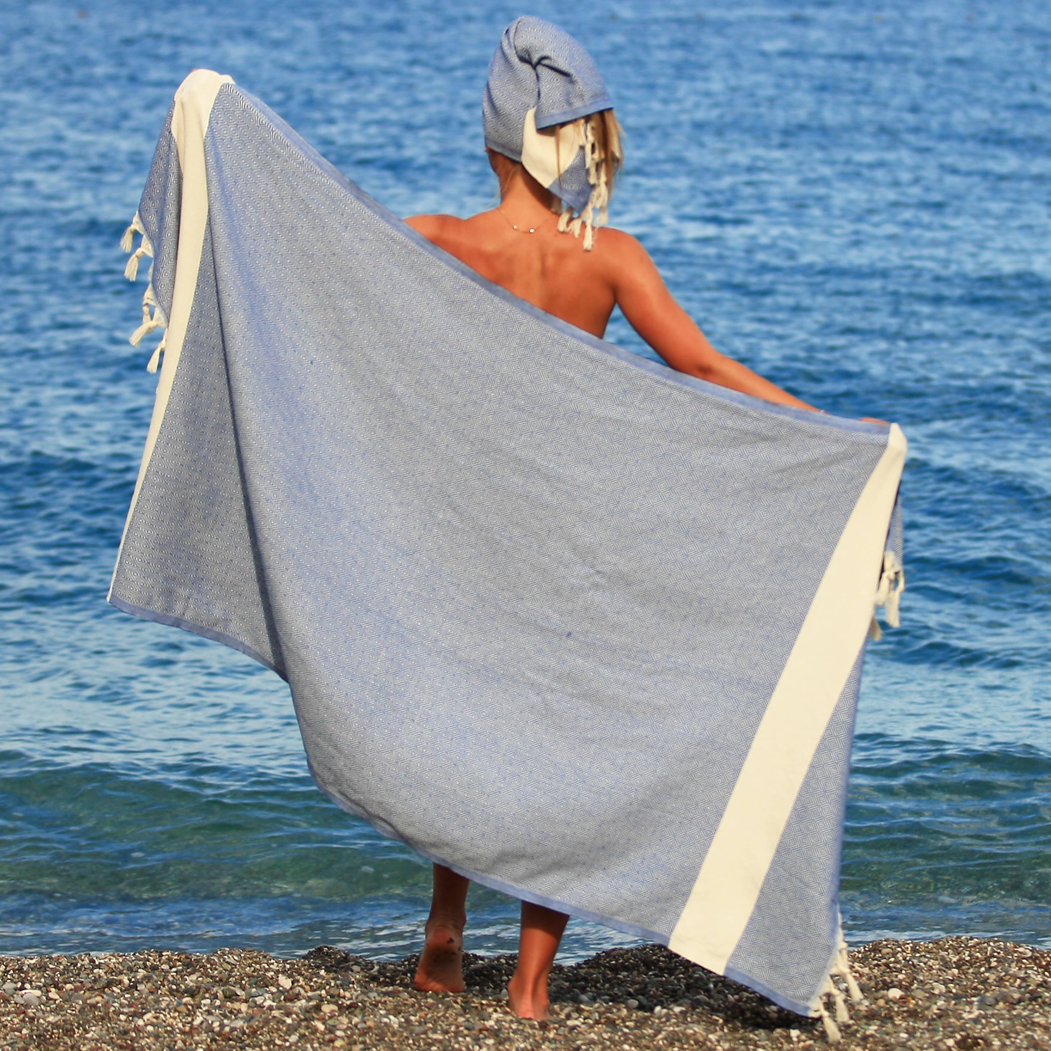 East'N Blue - Wholesale Beach Towel - Astrea Turkish Cotton Peshtemal Beach Towel10
