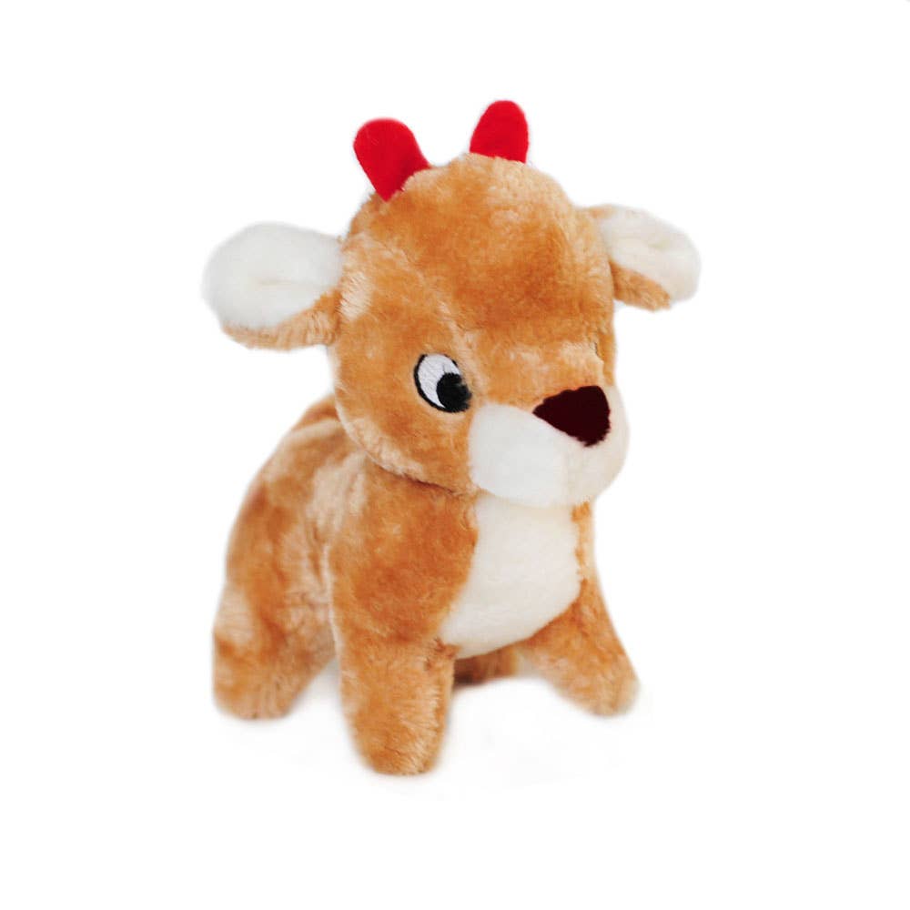 ZippyPaws - Wholesale Pet plush toy – Dog - Holiday Deluxe - Reindeer - Christmas Dog Toy