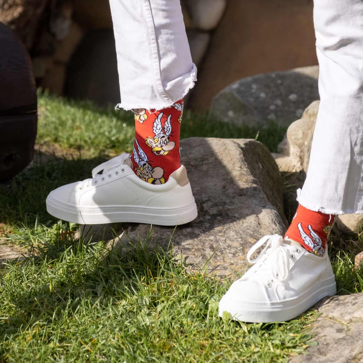 Asterix Calzini Asterix rossi in vendita all'ingrosso su Faire6