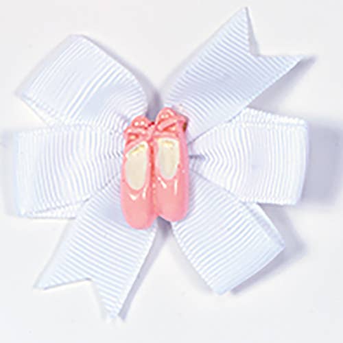Dasha Designs - Wholesale Hair Bow - Kids - 3915 Pinwheel Bow w Ballet Shoes1