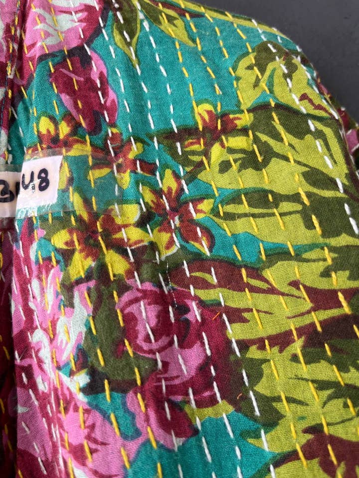 Bhawana Handicrafts - Vente Kimono – femme - Robes de chambre, veste, kimono, robe de nuit Kantha 3