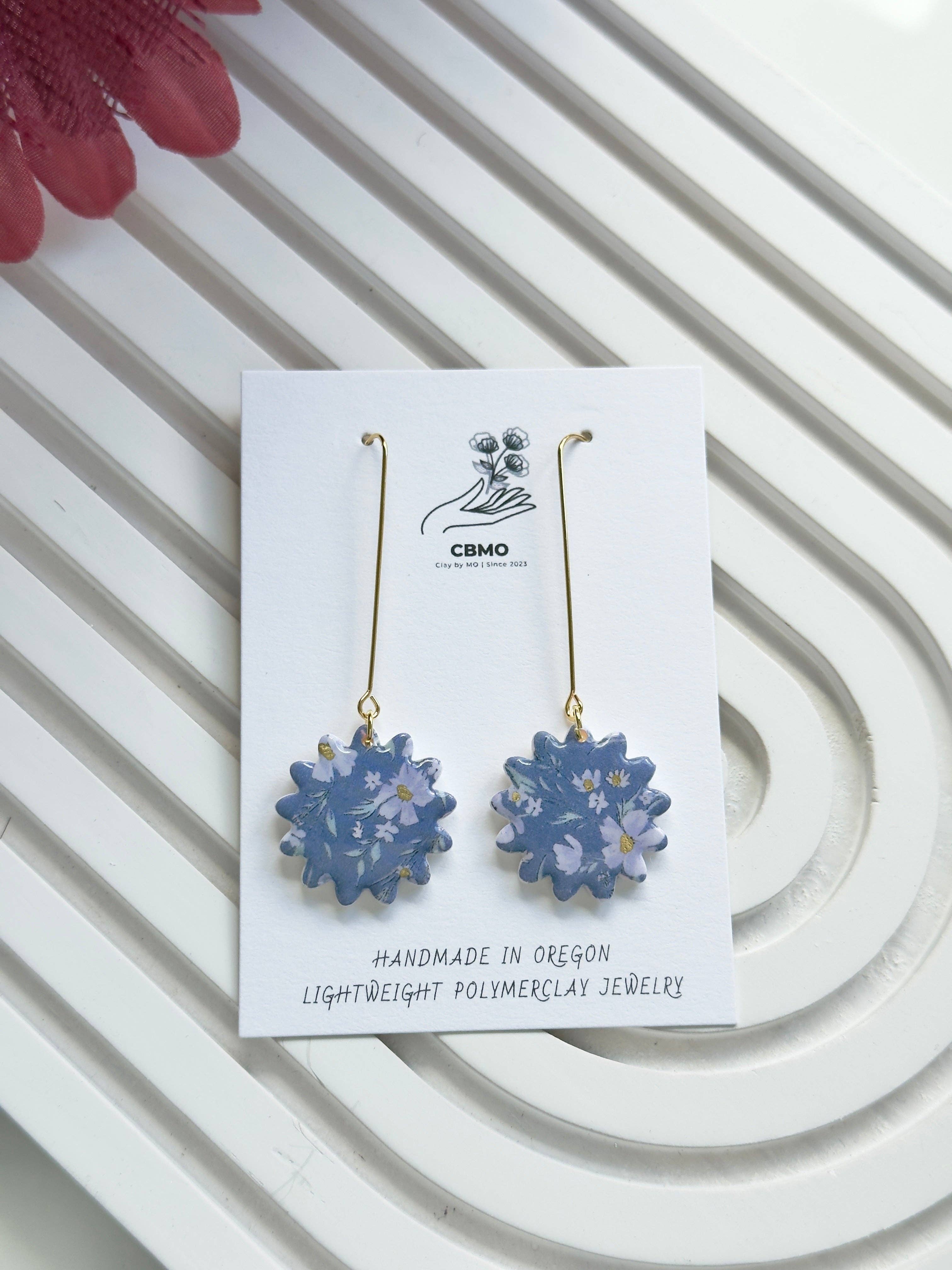 ClaybyMO - Wholesale Dangle Earrings - Floral Drop Dangles(Limited Edition)2