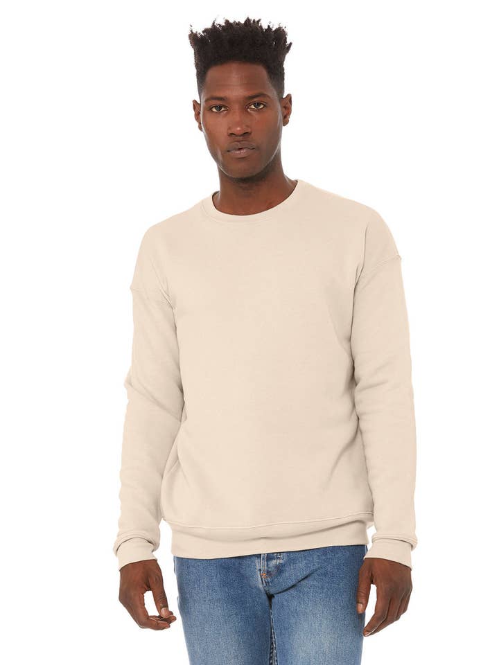 Sweatshirt unisexe en molleton éponge à épaules tombantes Bella + Canvas pour la vente par Boho Bloom Emporium