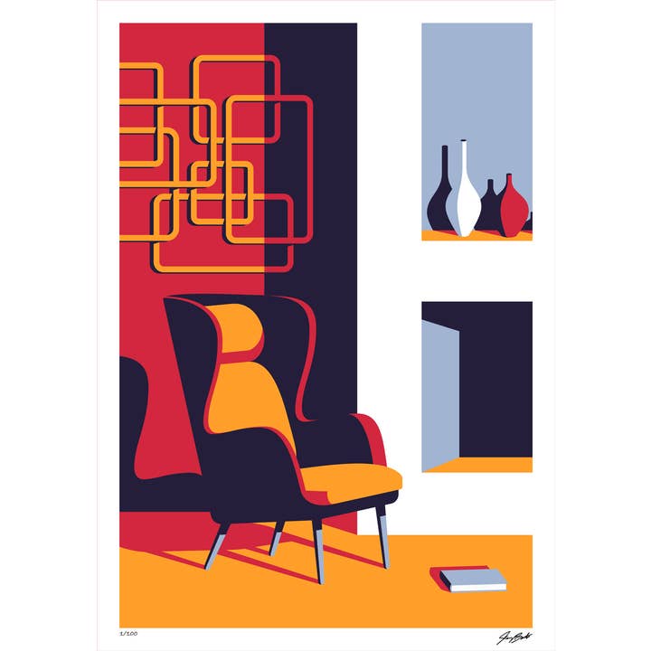 Sergeant Paper - Vendita all'ingrosso Stampa artistica - Jeremy Booth - No Fire No Reading - Stampa artistica di design1