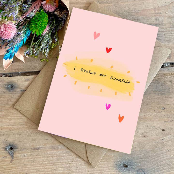 Atesoro nuestra tarjeta de amistad para venta al por mayor de Nicola Rowlands