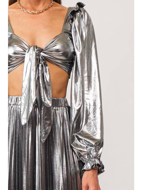 Alessandra Silver Blouse for wholesale on Faire1