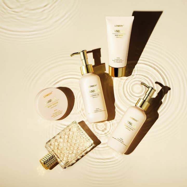 Lovery - Wholesale Bath & Body Set - Luxury Spa Kit Premium Vanilla Bath and Body in Leather Bag3