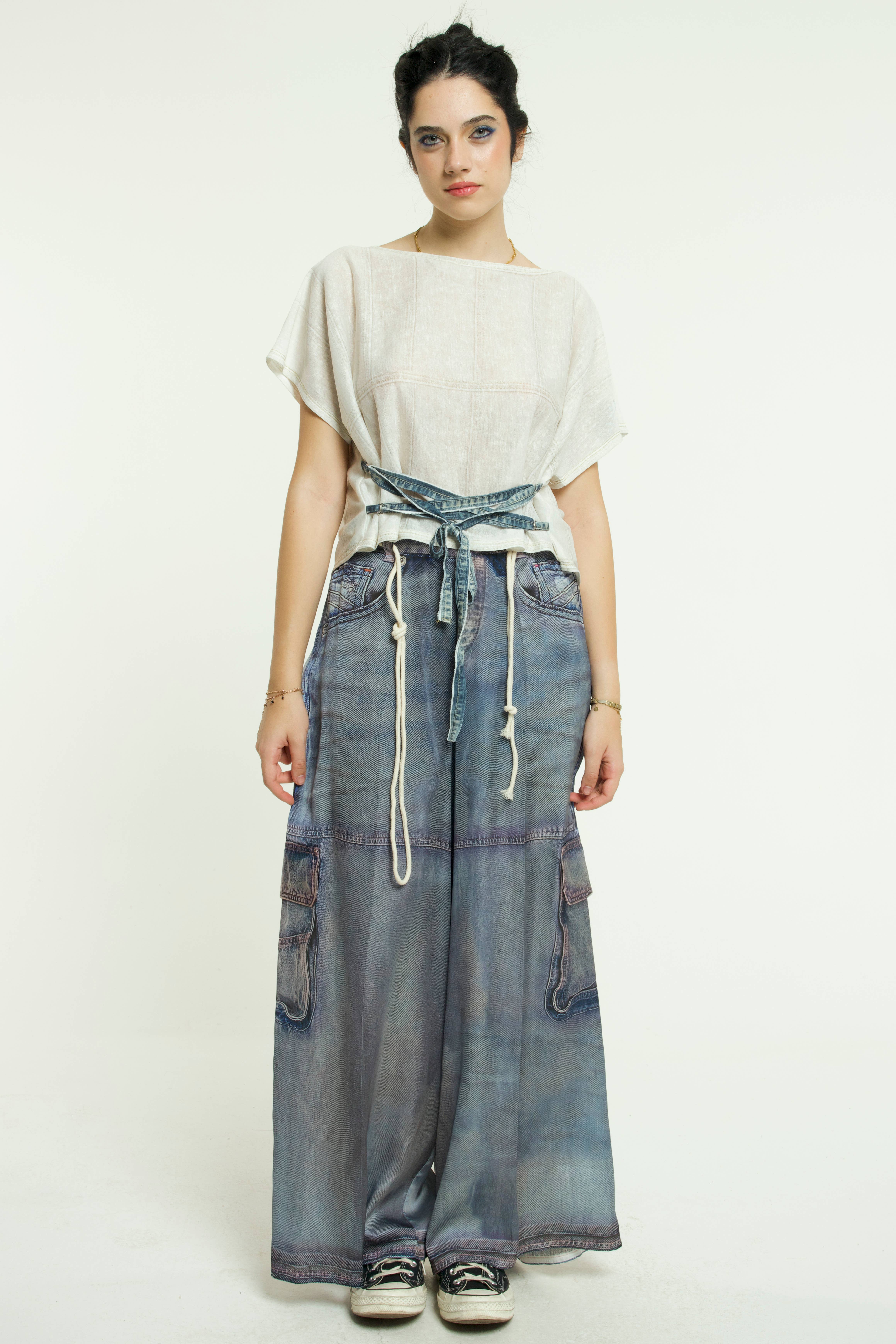 IPNG Design - Wholesale Pants - Women's - Pants Sateen Denim - Jeanious9