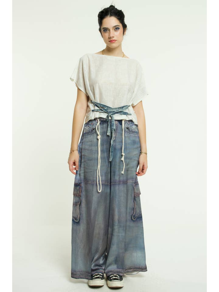 IPNG Design - Wholesale Pants - Women's - Pants Sateen Denim - Jeanious9