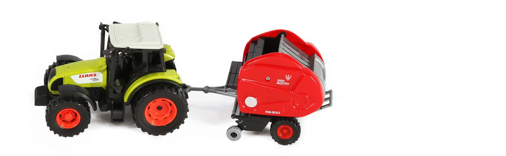 Starlux – wholesale Toy car/truck – Child – Claas Celtis 446 Tractor Set + 4 Trailers - 8020382
