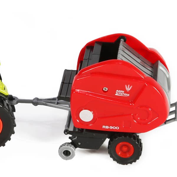 Starlux - Wholesale Toy Car/Truck - Kids - Claas Celtis 446 Tractor Set + 4 Trailers - 8020382