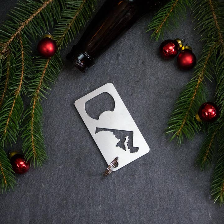 Iron Maid Art - Wholesale Bottle/Wine Opener - Maryland State Stainless Steel Beer Bottle Opener Gift Bar4