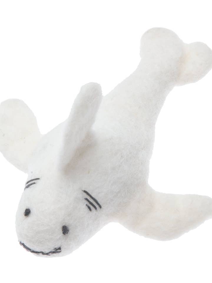 White Shark Finger Puppet for wholesale by Silk Road Bazaar