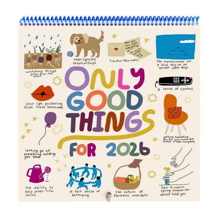 People I've Loved - Wholesale Calendar - 2026 Only Good Things 12-Month Wall Calendar - Case Pack 50