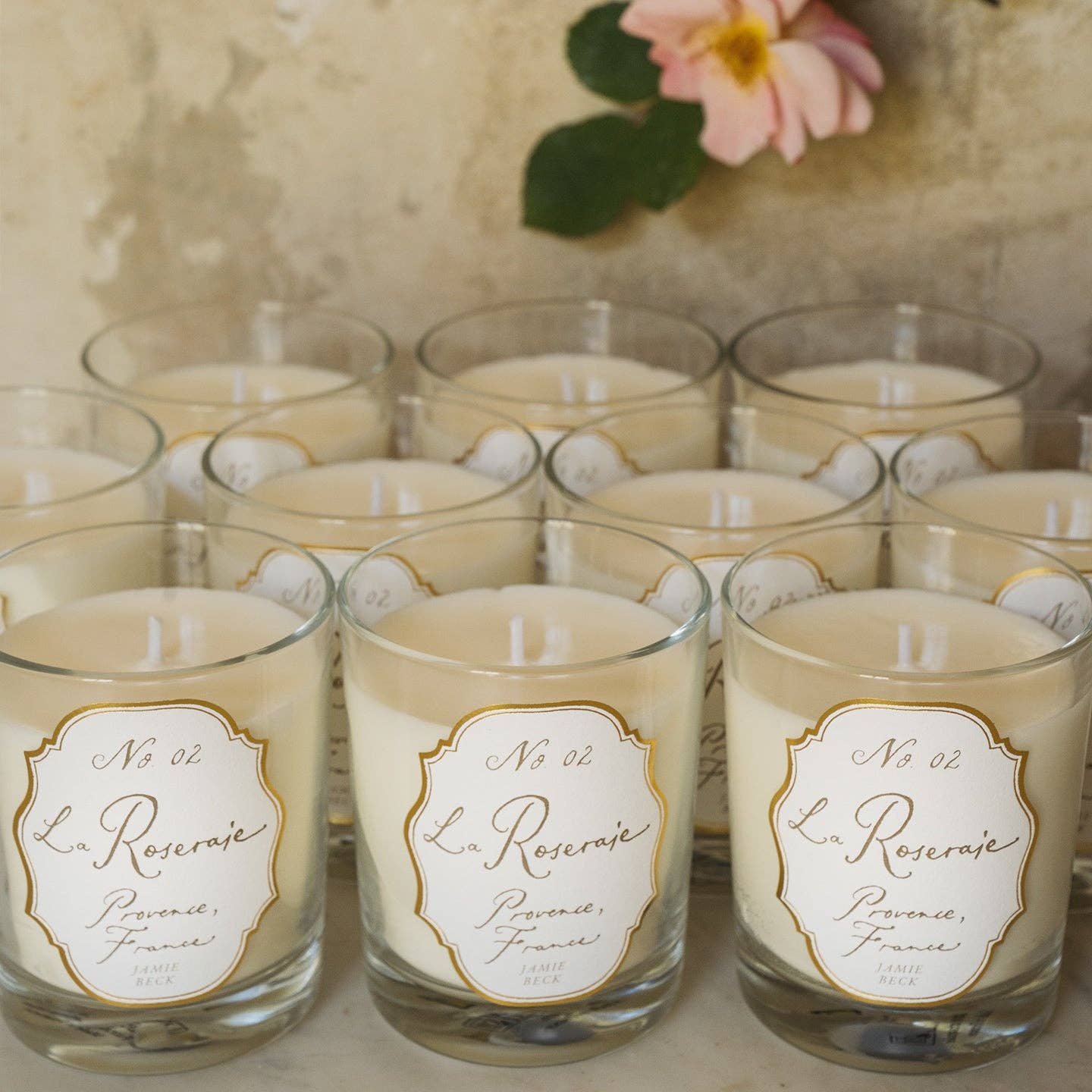 Jamie Beck - Wholesale Jar/Filled Candle - La Roseraie • Scented Candle4