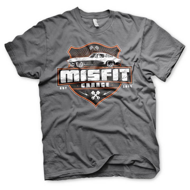 Hybris Production AB - Wholesale Screen Printed T-Shirt - Unisex - Misfit Garage Vette T-Shirt1