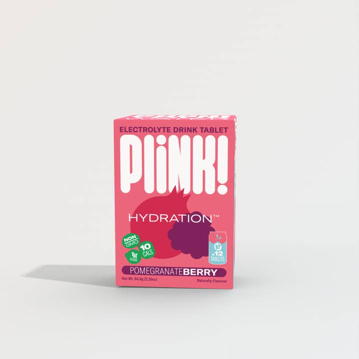 Plink! - Wholesale Powdered Health Drink - Plink! Hydration - Pomegranate Berry - Multipack (12)
