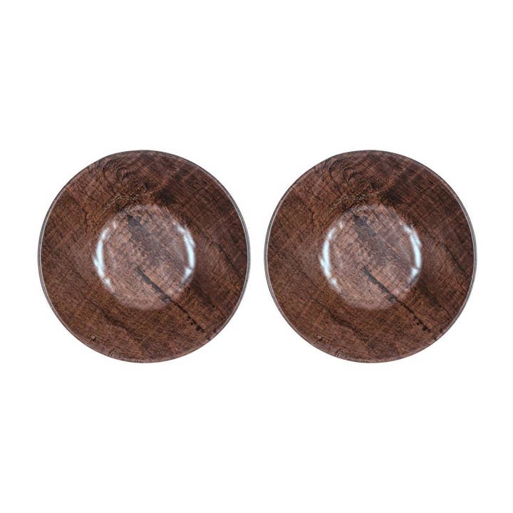 Turgla Verbundwerkstoff Durchm. 7,5" h:2,25" 32 oz. Runde braune Verbundschale (Satz von 2) für den Großhandel von TURGLA HOME