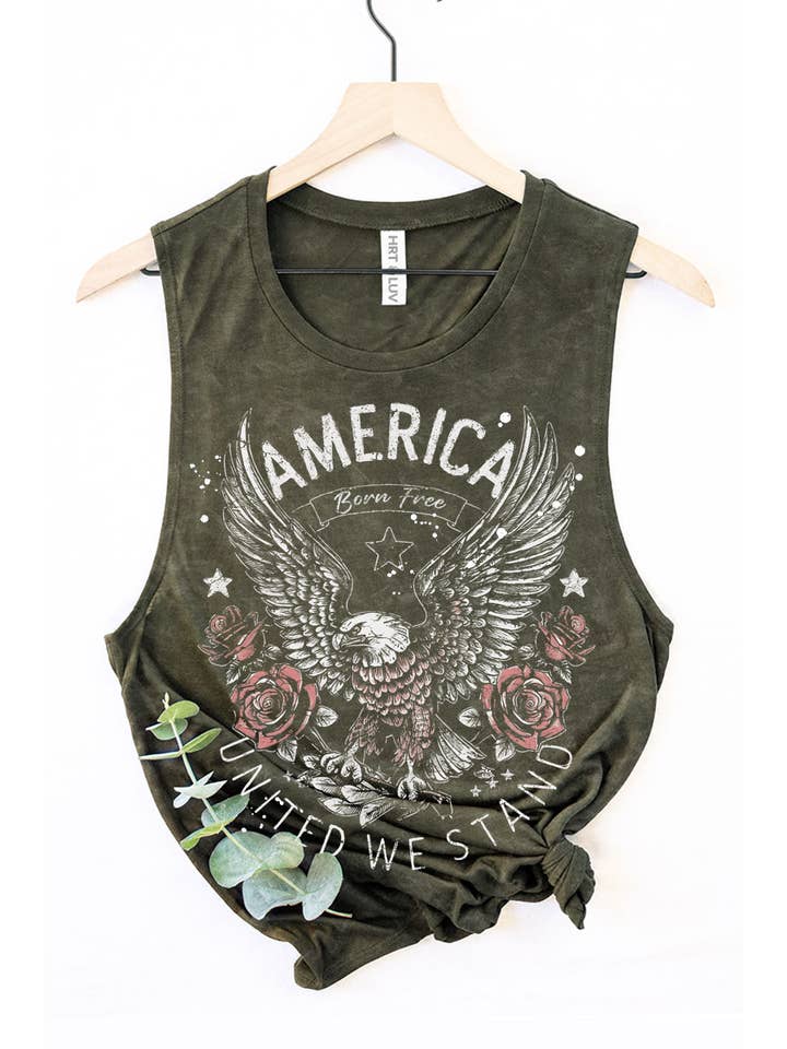 HRTandLUV – Großhandel Tanktop – Damen – AMERICAN BONE FREE TANKTOP MIT MINERALGRAFIK5