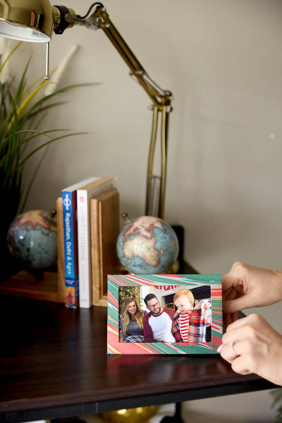 Paper Mirchi – wholesale Christmas card – Keepsake Marbled Greeting Card - Photo frame Striations Festive Mix3