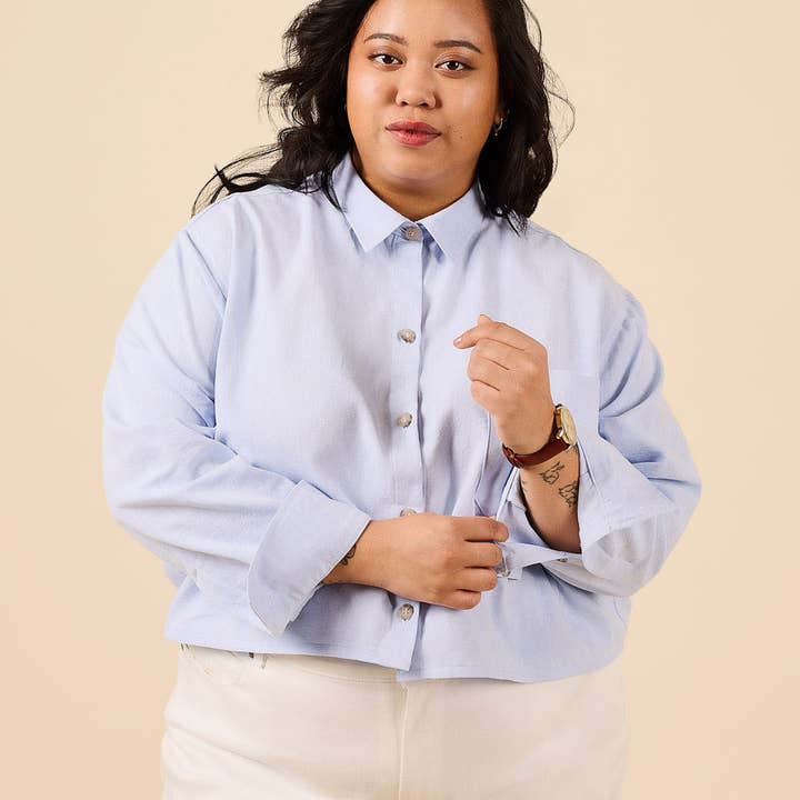 Closet Core Patterns - Wholesale Craft Sewing Kit - Jenna Shirt + Shirtdress Sewing pattern24