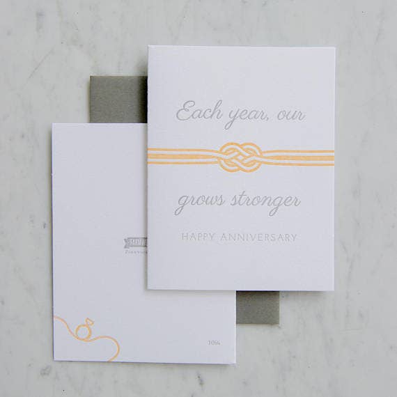 1066 - Knot Anniversary for wholesale by Farmwood Press