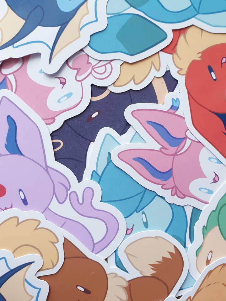 Autocollant Pokemon Eveelution pour la vente par Ellesdoodlebox