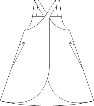 Folkwear - Wholesale Apron - Cynthia's Cookie Apron Sewing Pattern8