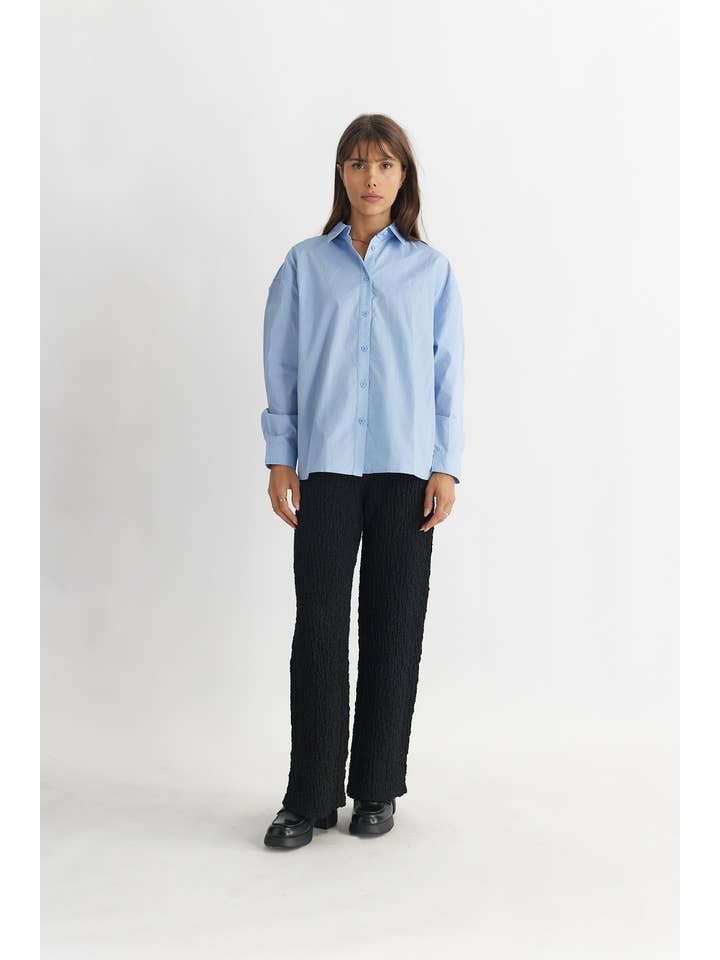 MOD REF - Wholesale Button Down Shirt - Women's - The Ema Top | Collared Button-Down Top11