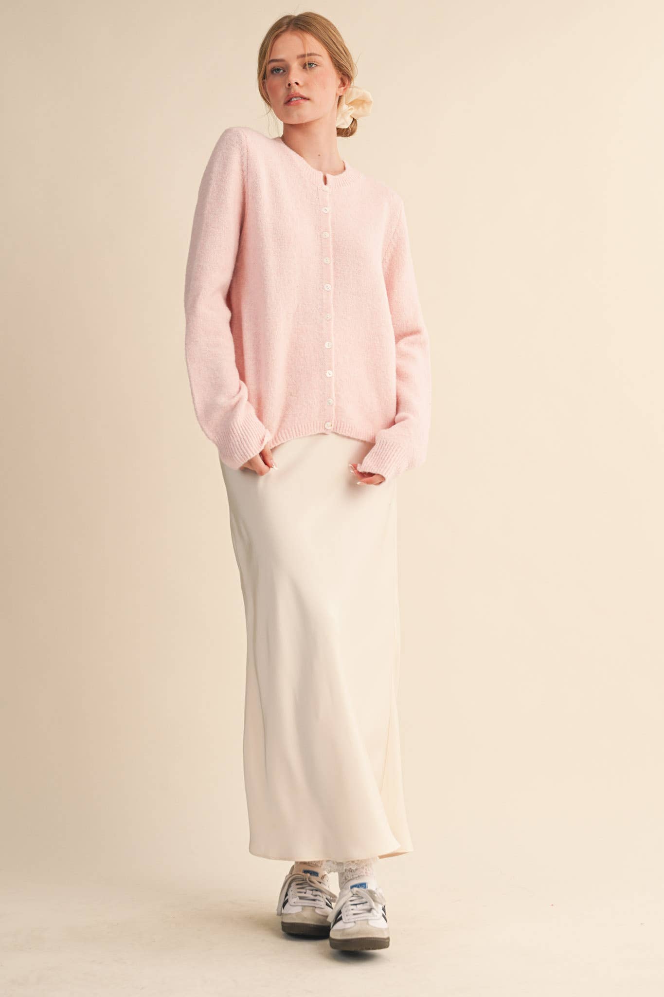 &MERCI - Wholesale Cardigan - Women's - MARLED KNIT SWEATER CARDIGAN MSW1124812