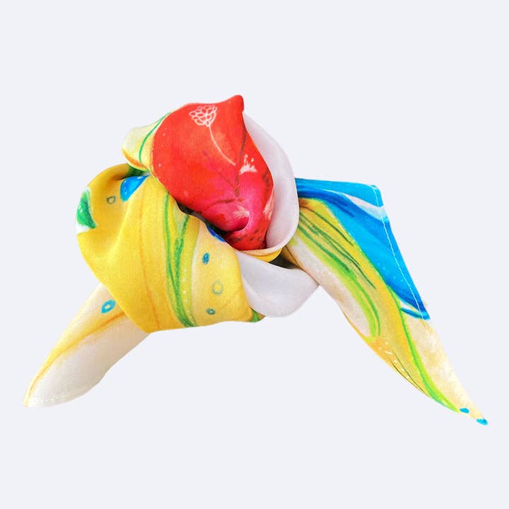 Bonito Mundo - Wholesale Handkerchief - Women's - Firy - Natural silk scarf4