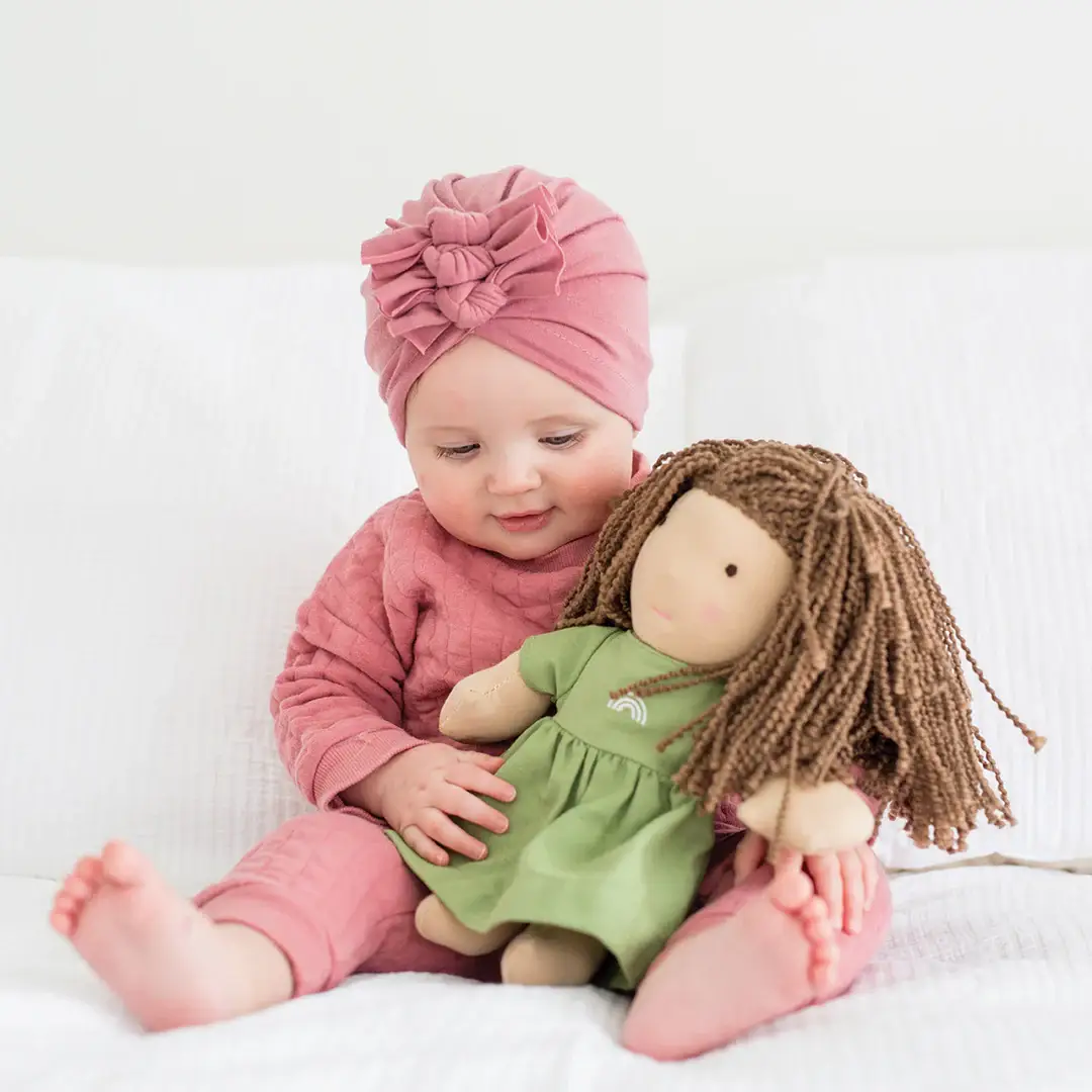 Lulujo Baby – Engroshandel Dukke - Børn – Waldorf-inspireret dukke – håndlavet, 25 cm, My Friend Elna5