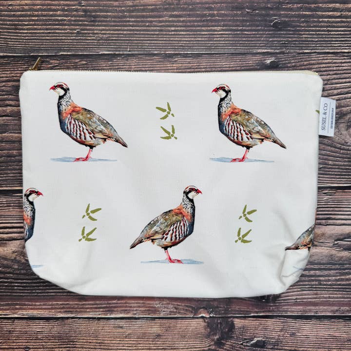 Partridge - Wash Bag for wholesale by Susel & Co