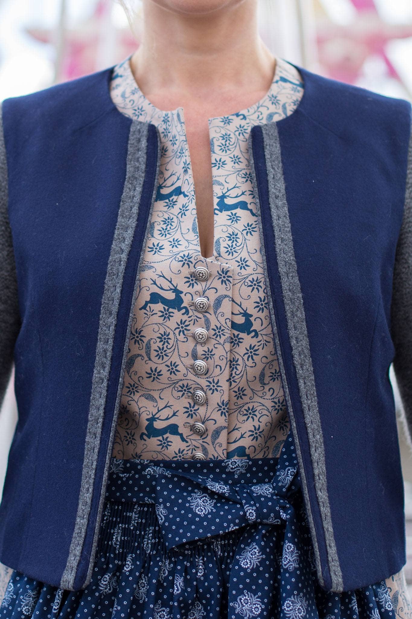 Kaiserliche Liebelei - Wholesale Dress - Women's - Dirndl Lily DeerBlue9