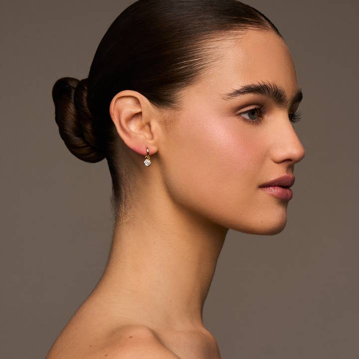 Lili Claspe - Wholesale Huggie Earrings - Petite Celeste Charm Huggies1